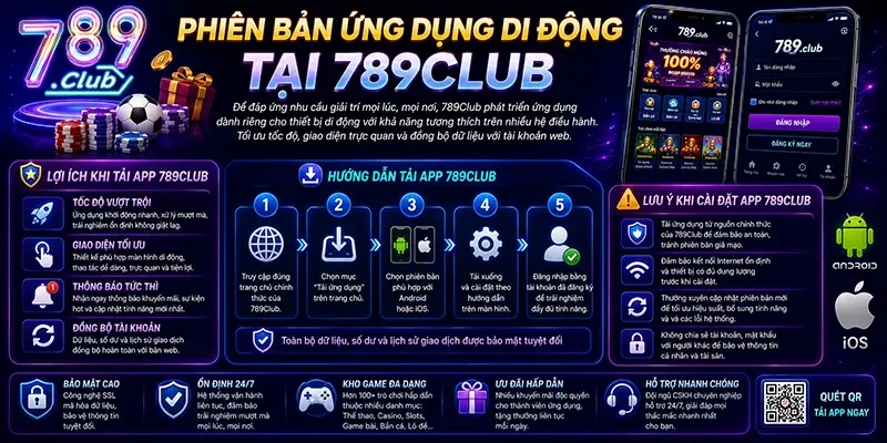 Phiên bản ứng dụng di động tại 789Club